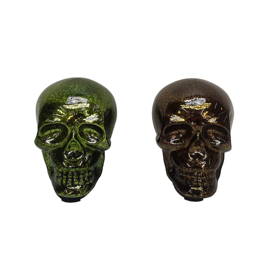 Assorted 6&#x22; Light Up Tabletop Halloween Skull by Ashland&#xAE;
